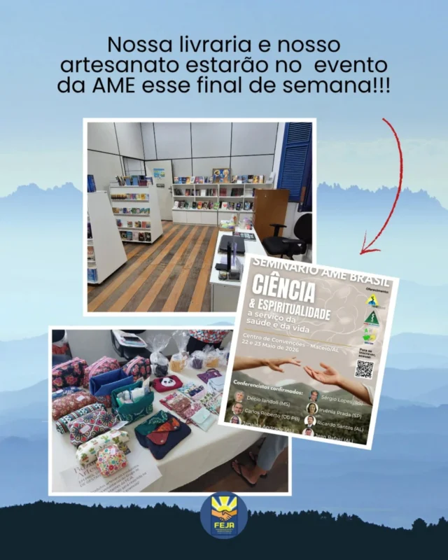 Aguardamos a sua visita!!!
Seminário AME-Brasil, no Centro de Convenções de Maceió, dias 22 e 23/05.